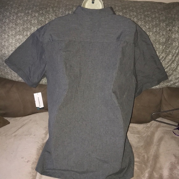 Cubavera XL grey button down shirt New - Picture 4 of 6